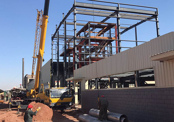 硝酸镍废水项目工程施工现场图