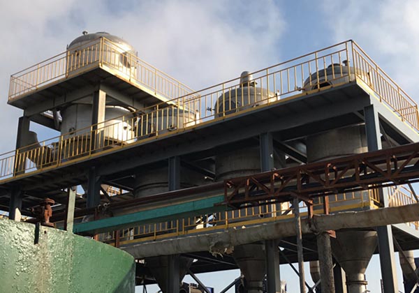 四效蒸发结晶系统项目安装现场