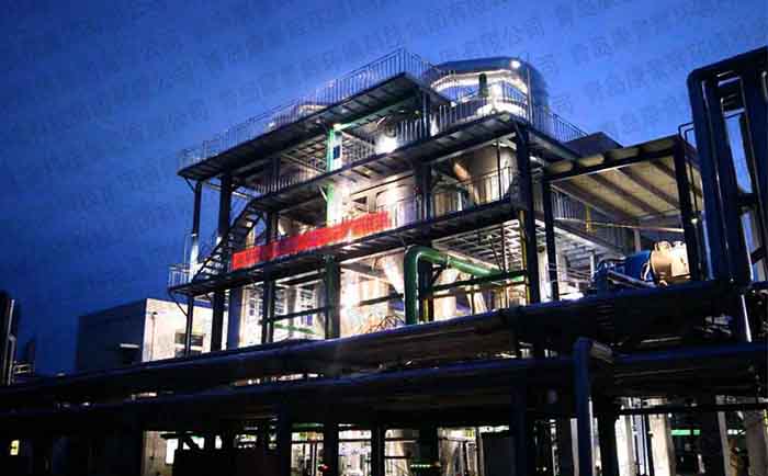 光伏含盐废水处理三效蒸发器项目案例